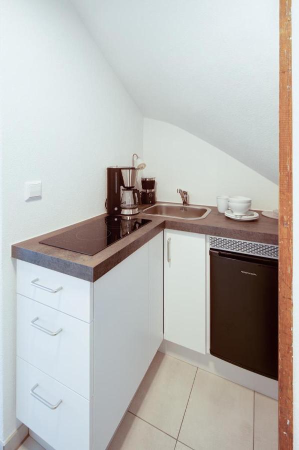 Tiny Ferienwohnung Am Stadtpark シュヴェービッシュ・ハル エクステリア 写真